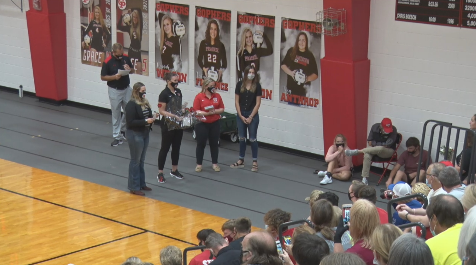 2020 GVB Tipton at Clinton Prairie Senior Night Recognition