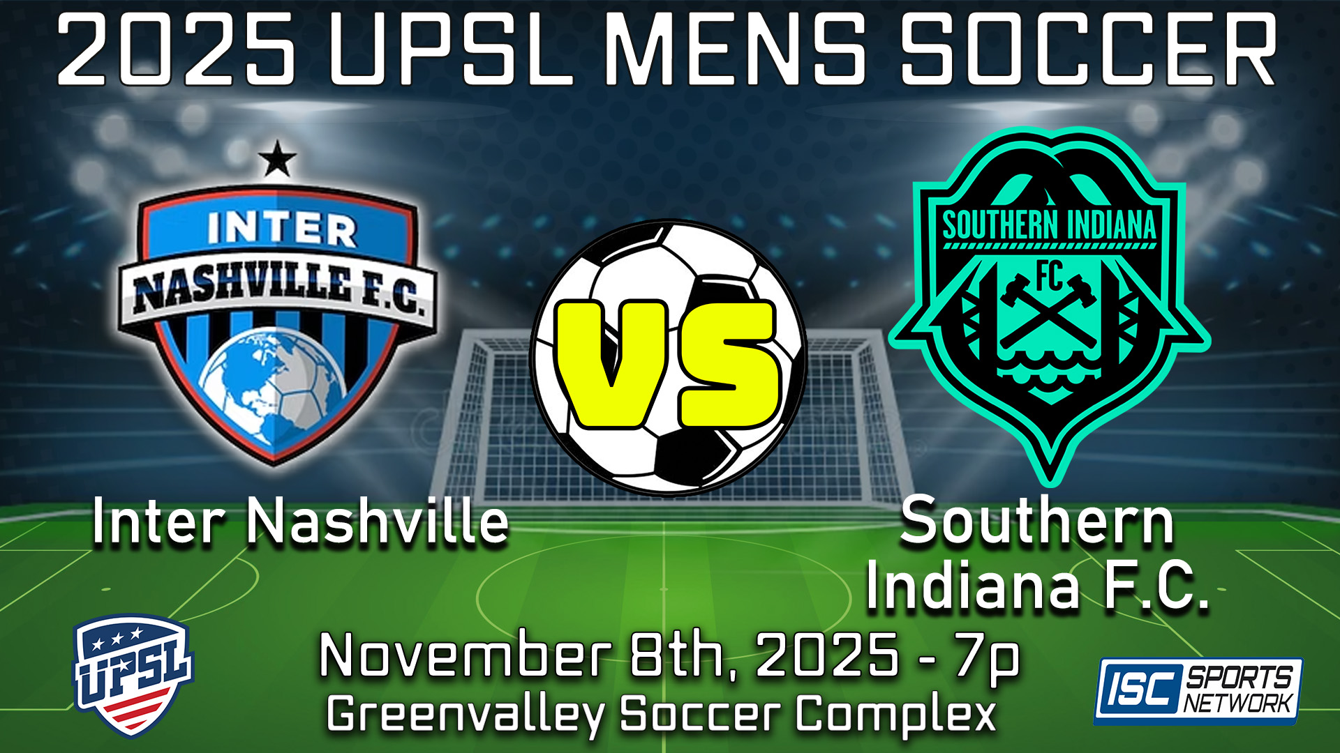 2025 UPSL Inter Nashville at Southern Indiana FC