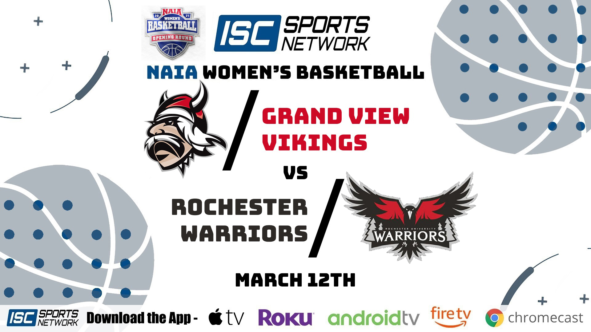 2021 WBB Grand View vs. Rochester 3/12