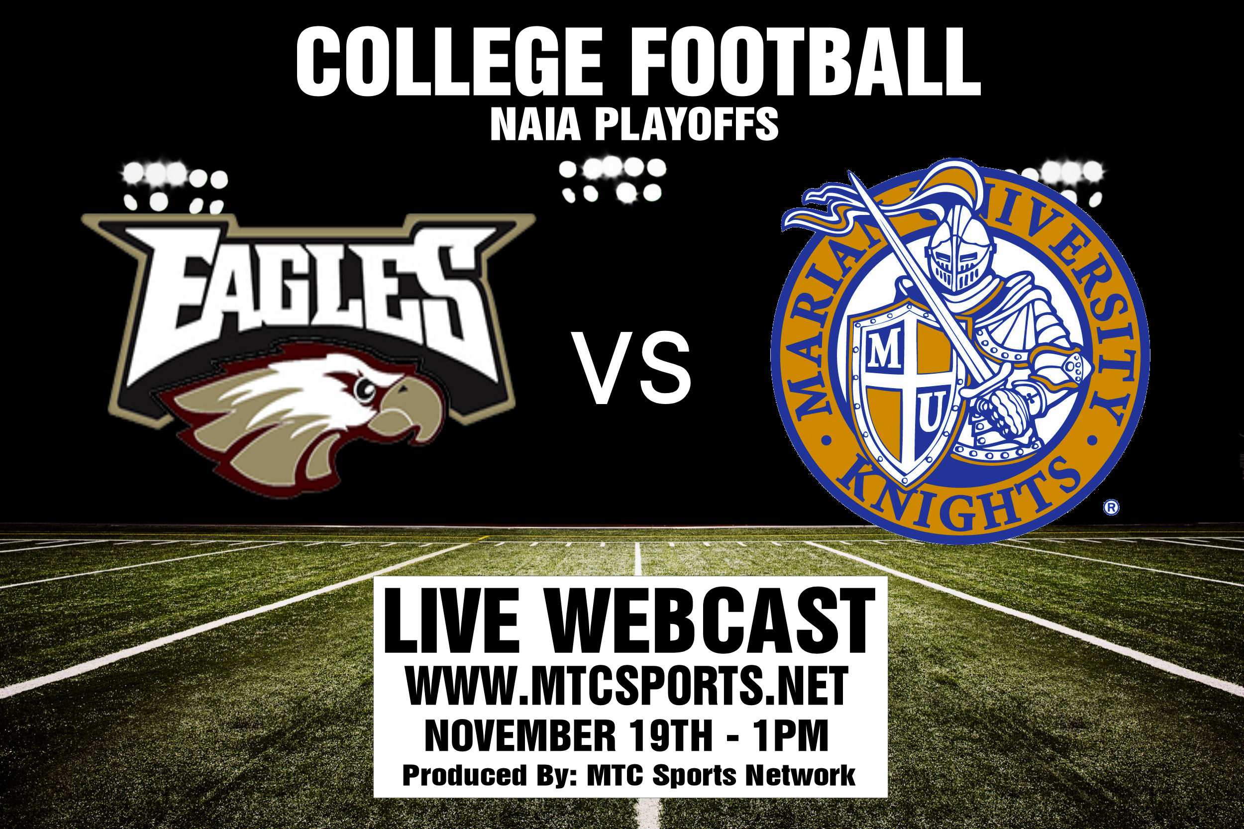 2016 NAIA CFB Robert Morris vs Marian