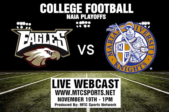 2016 NAIA CFB Robert Morris vs Marian