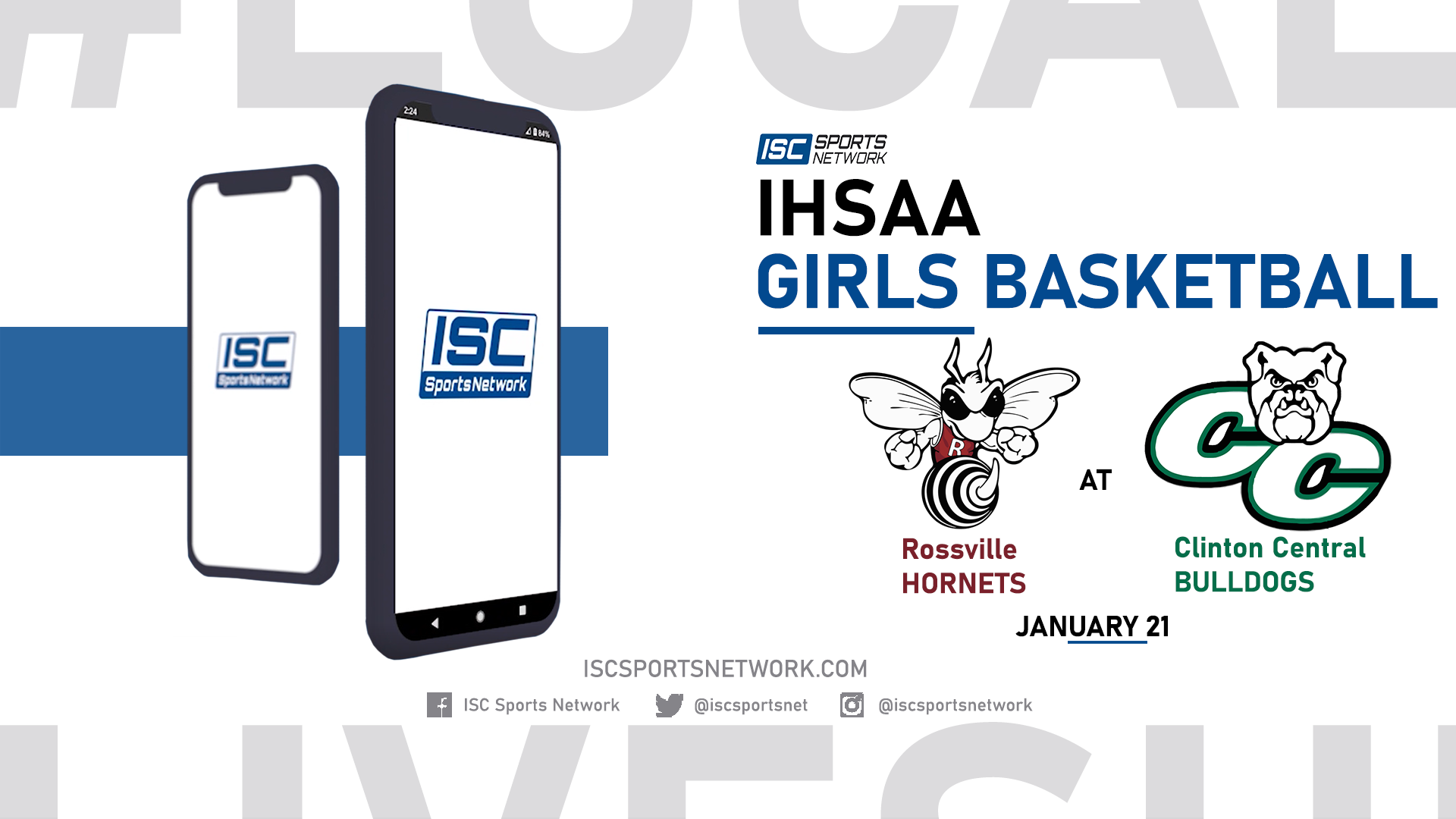 2022 GBB Rossville at Clinton Central 1/21