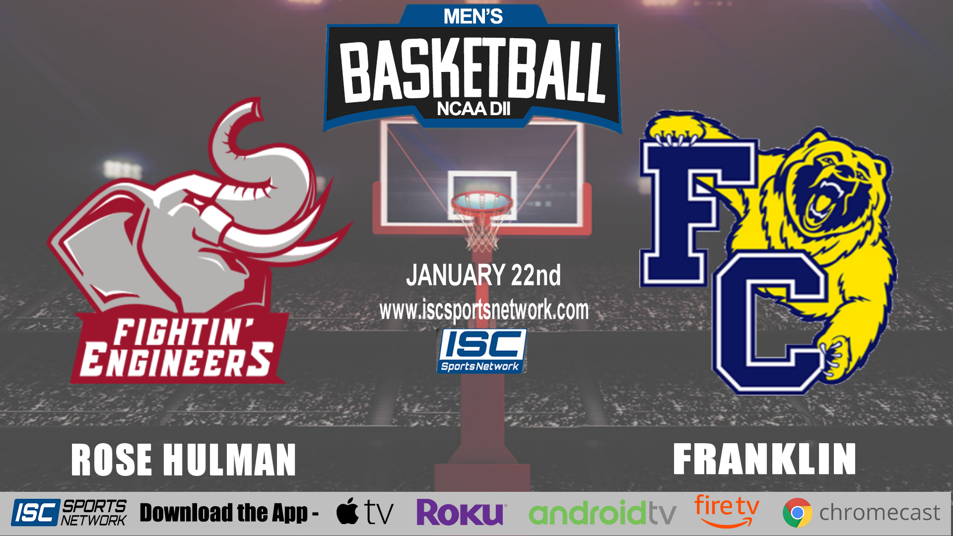 2020 MBB Rose-Hulman at Franklin