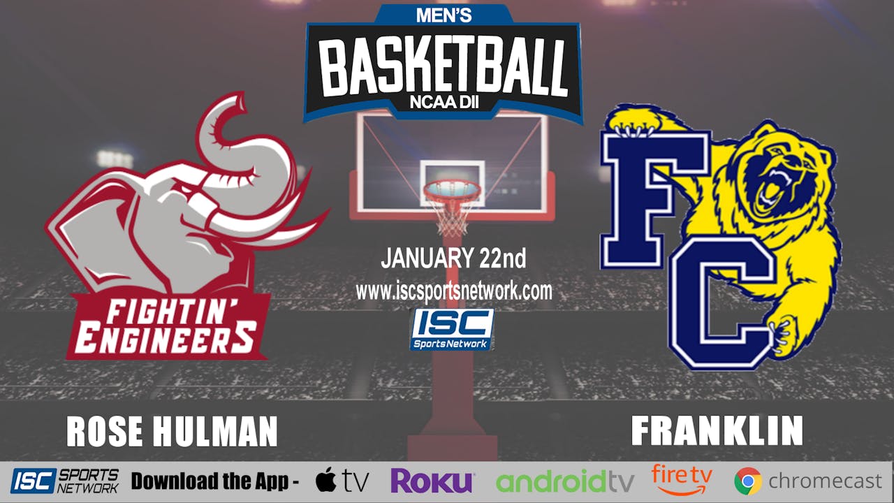 2020 Mcbb Rose Hulman At Franklin Isc Sports Network