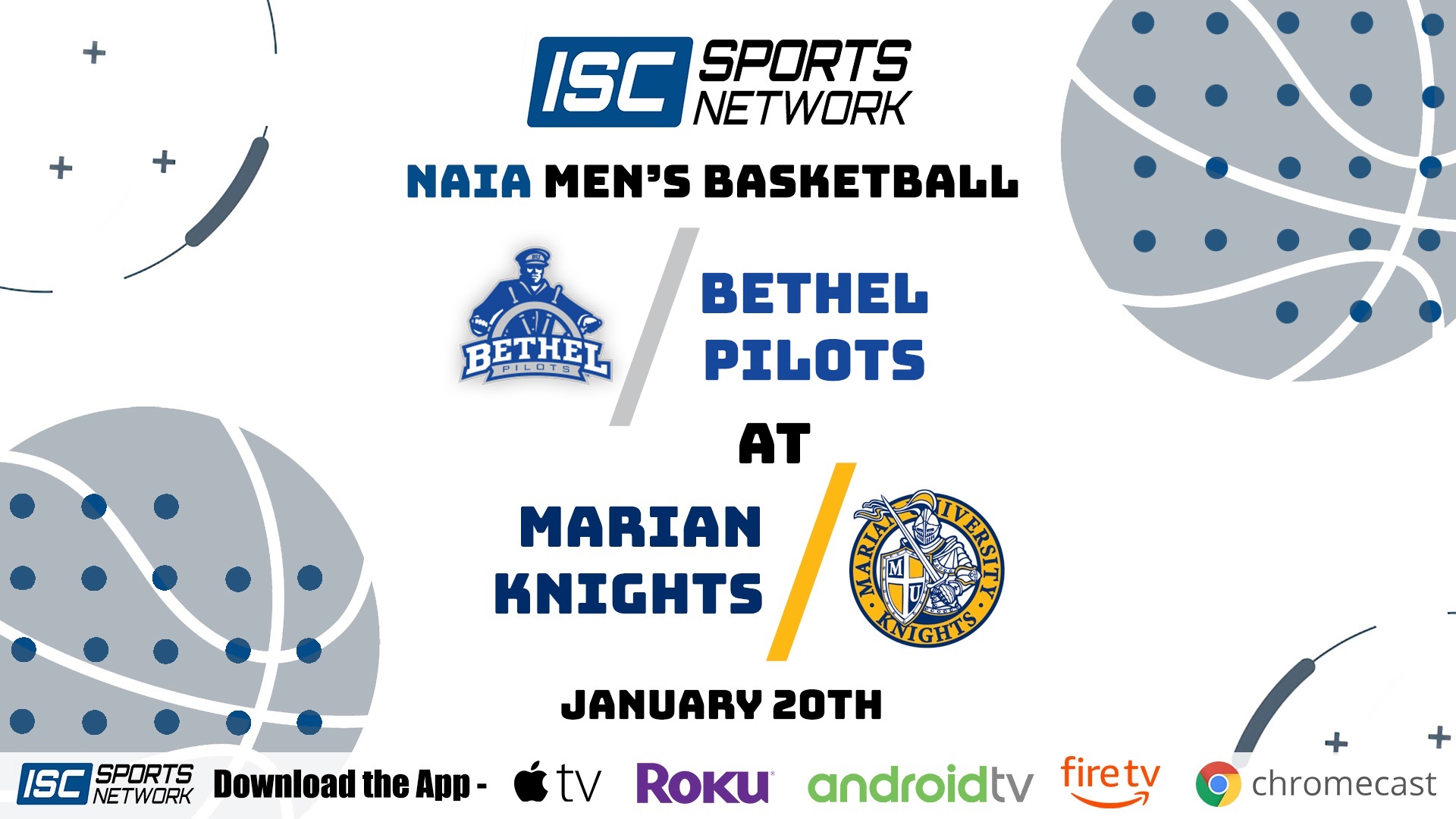 2021 MBB Bethel at Marian 1/20