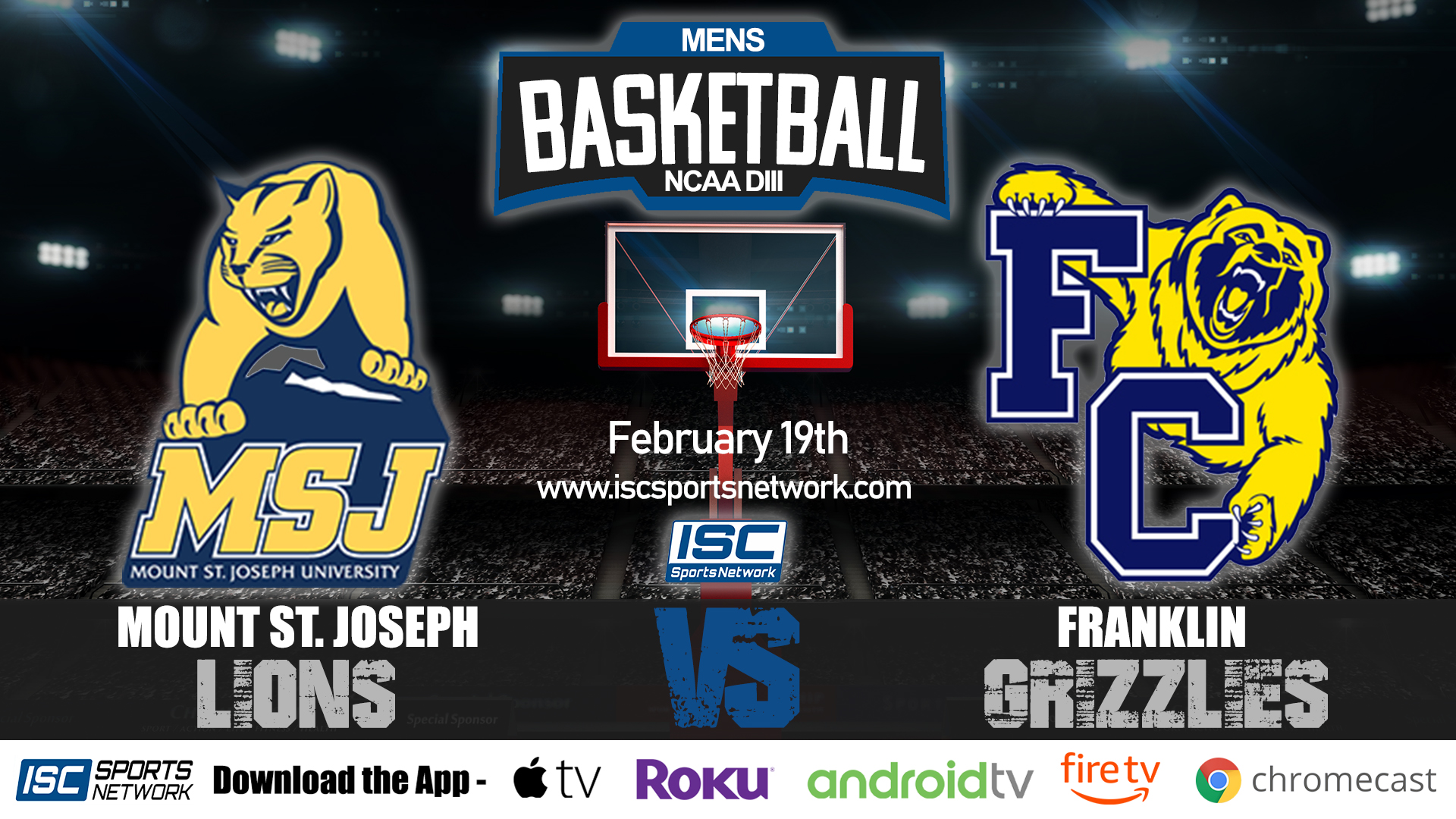 2020 MBB Mount St. Joseph at Franklin