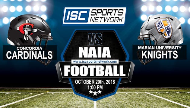 2018 CFB Concordia at Marian