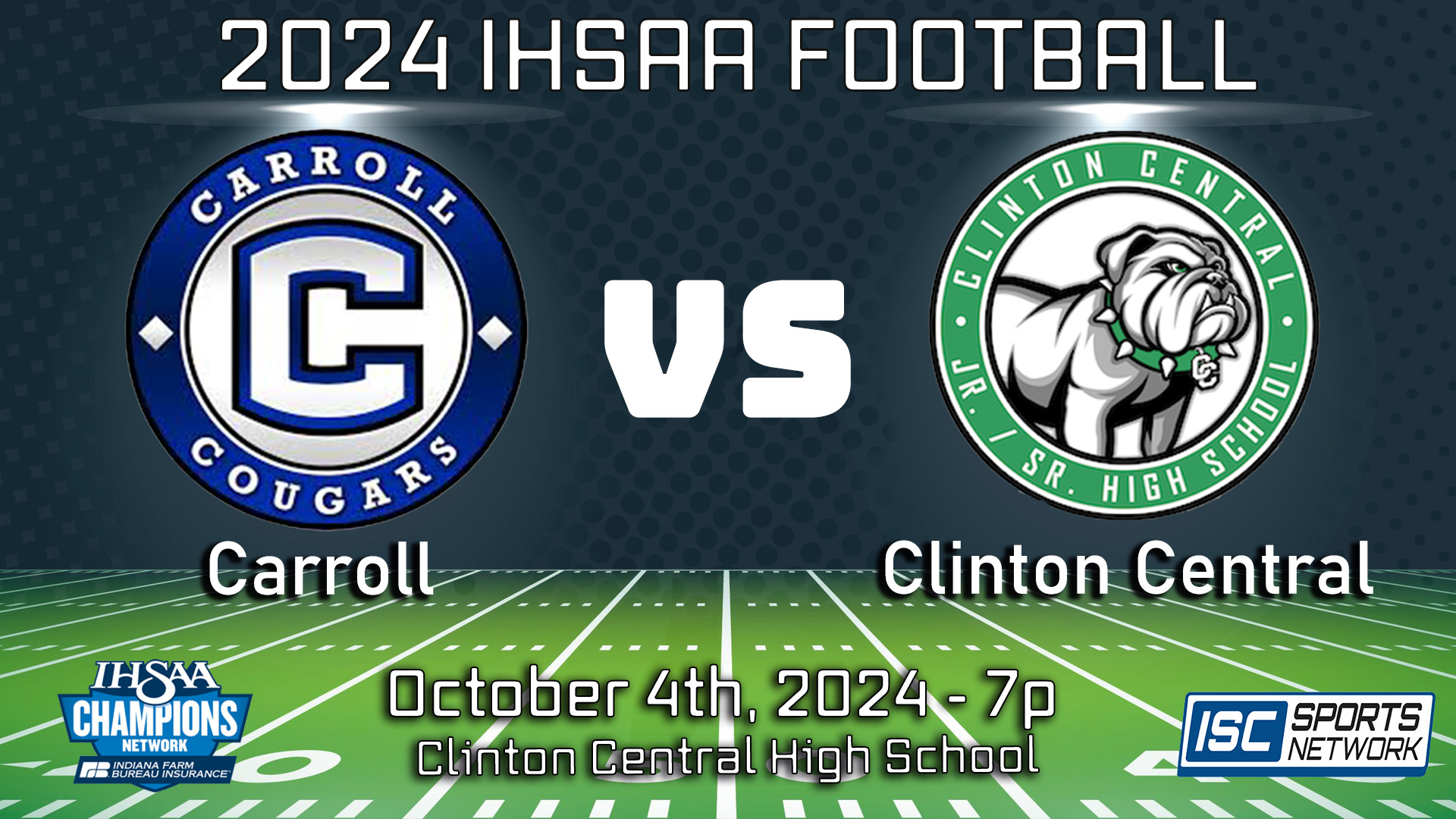 2024 FB Carroll at Clinton Central - 10/4