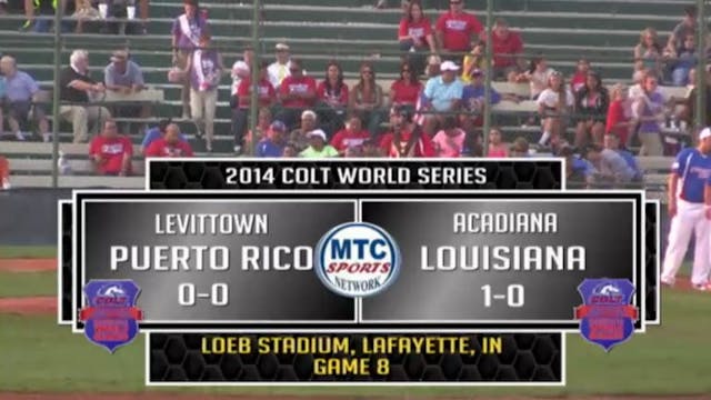 2014 BSB CWS Puerto Rico vs Louisiana