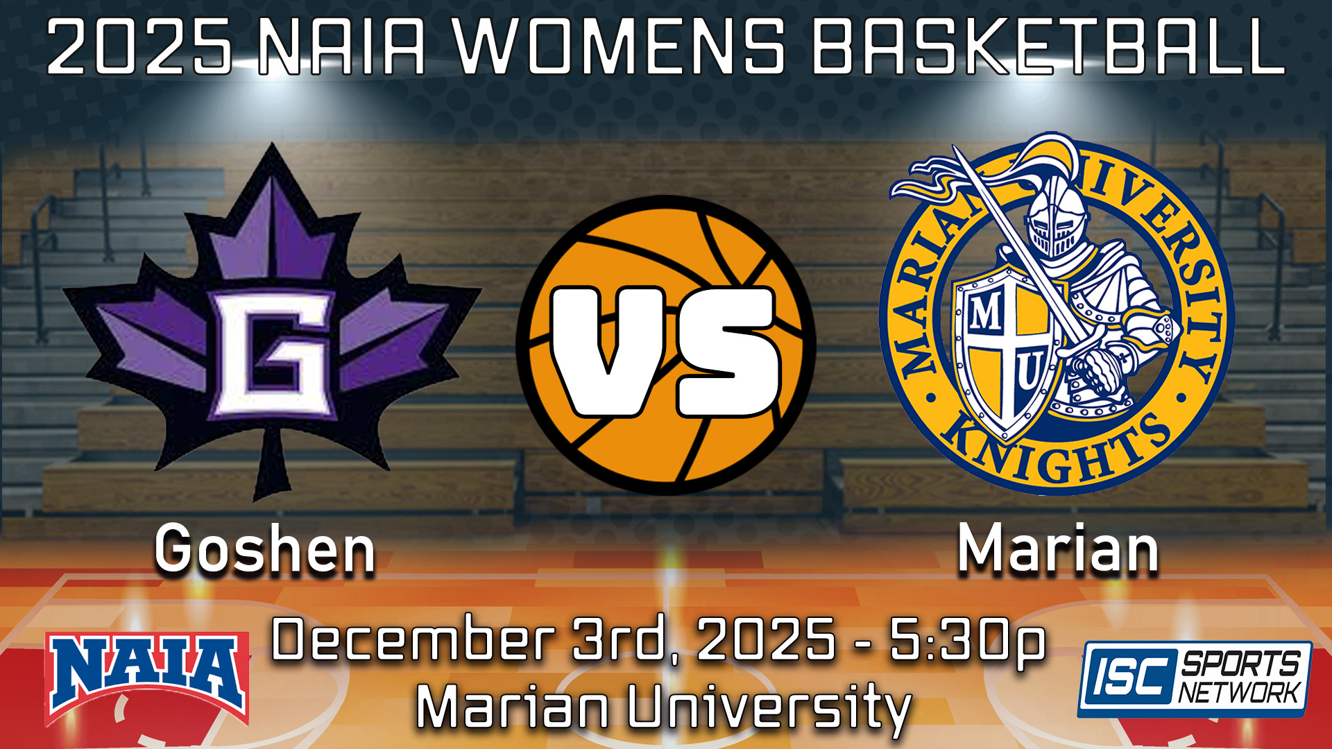 2025 WBB Goshen at Marian - 12/03