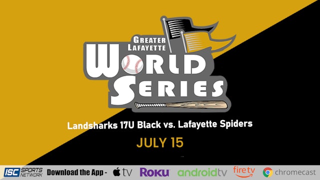 2023 GLWS BSB Landsharks 17U Black vs. Lafayette Spiders 7/15
