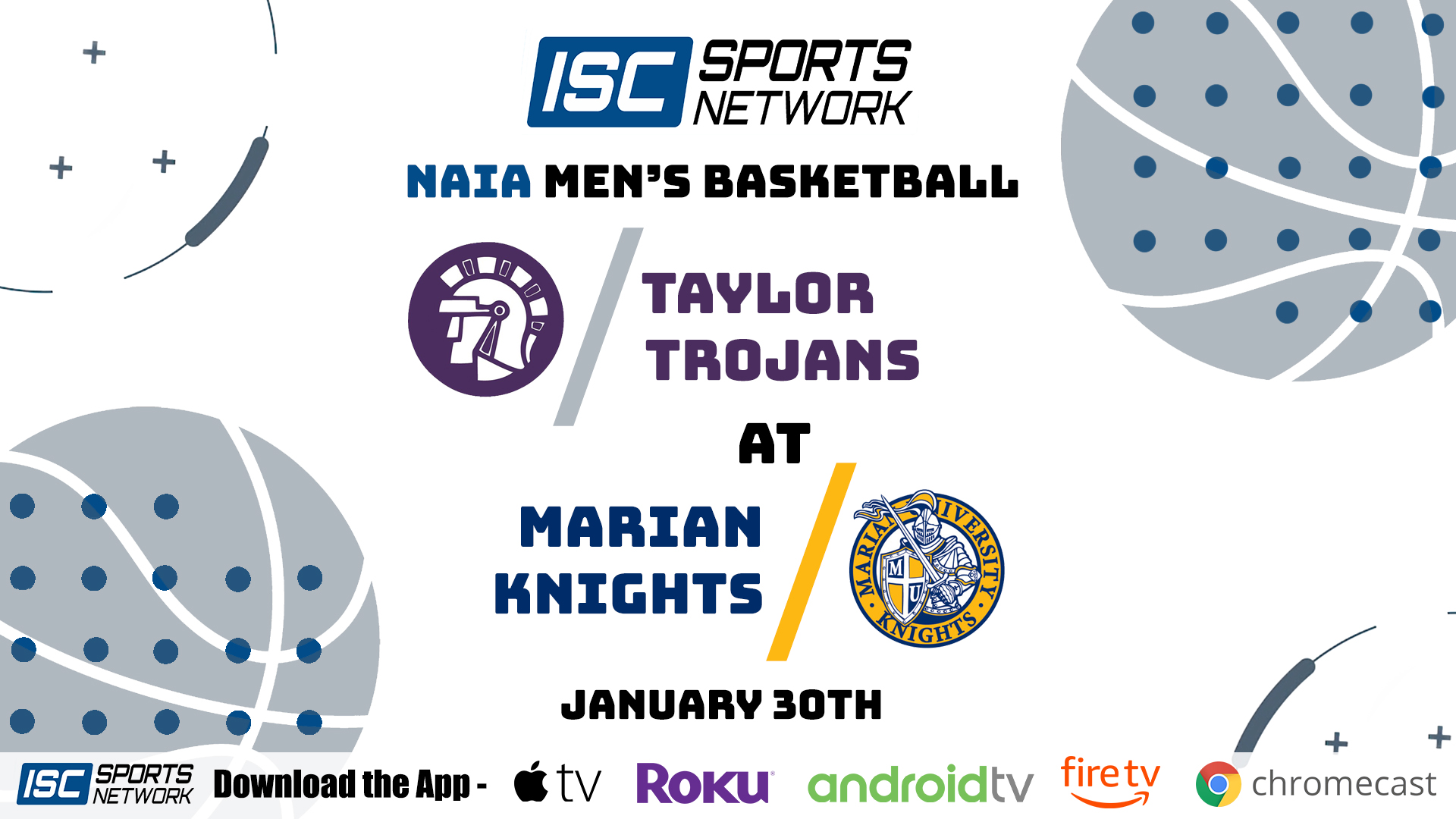 2021 MBB Taylor at Marian 1/30