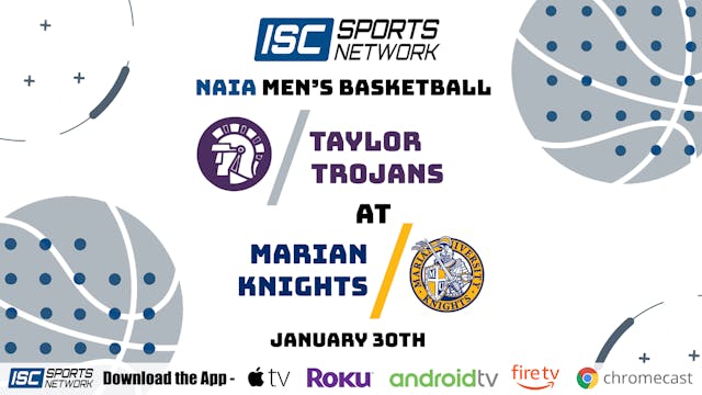 2021 MBB Taylor at Marian 1/30