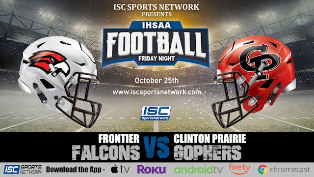 2019 IHSAA FB Frontier at Clinton Pra...