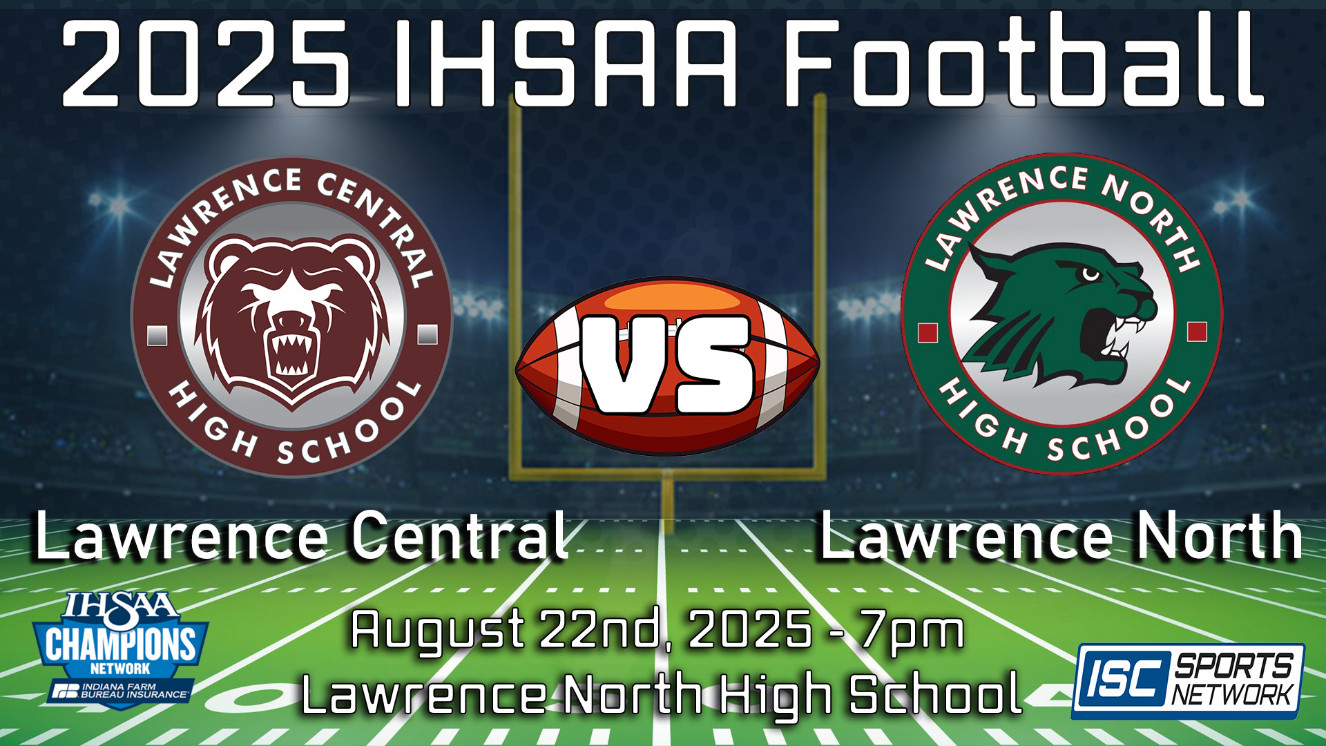 2025 FB Lawrence Central at Lawrence North - 08/22 