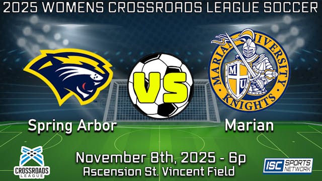 2025 WSOC Spring Arbor at Marian 1108