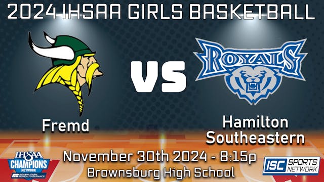 2024 SFS GBB Fremd vs Hamilton Southe...