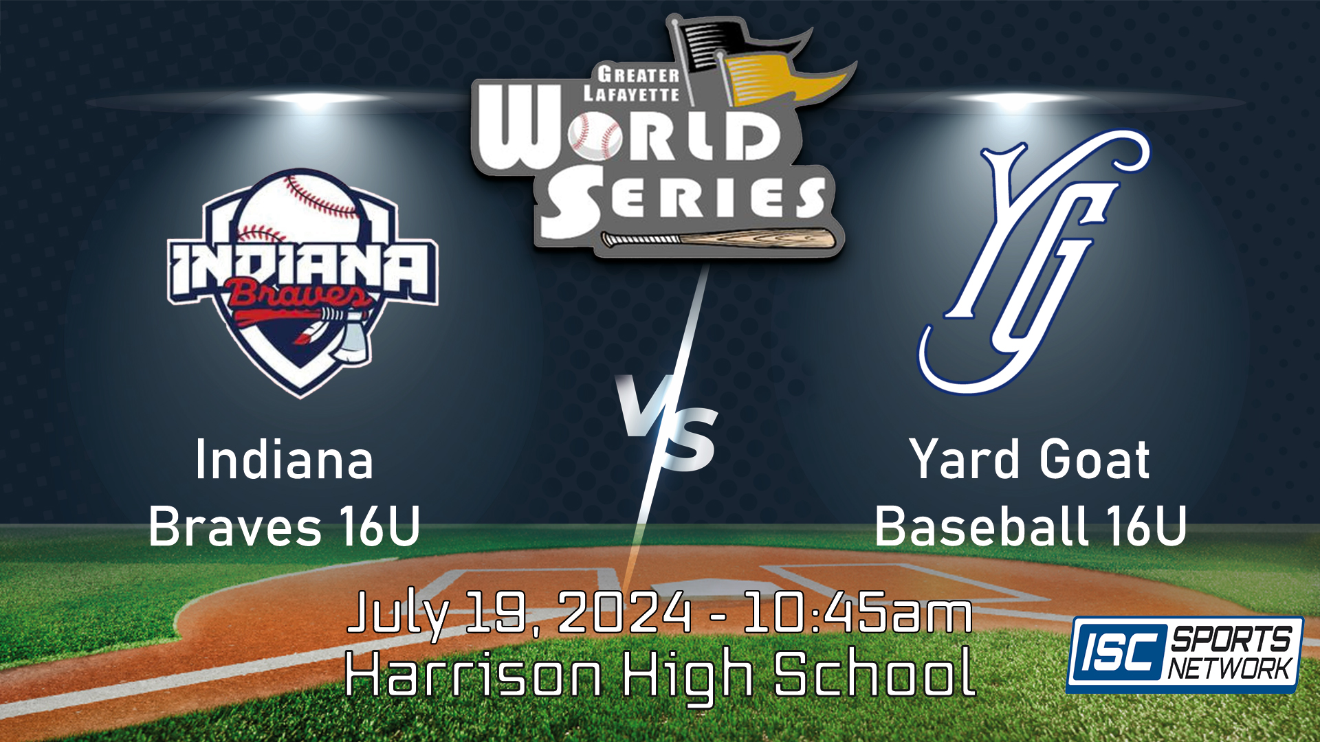 2024 GLWS BSB Indiana Braves 16U vs Yard Goat Baseball 16U 7/19