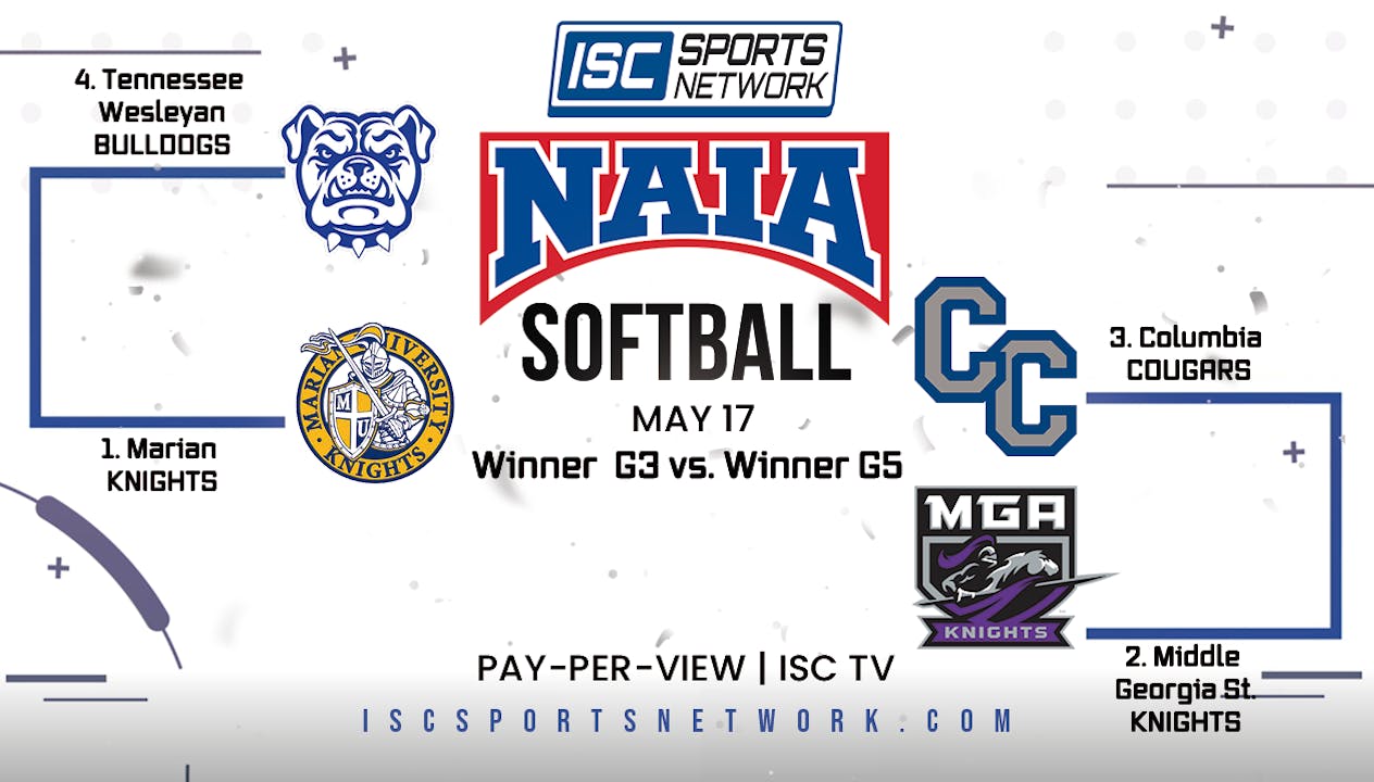 2023 NAIA SB Regional Championship G1 Marian vs Columbia 5/17 ISC