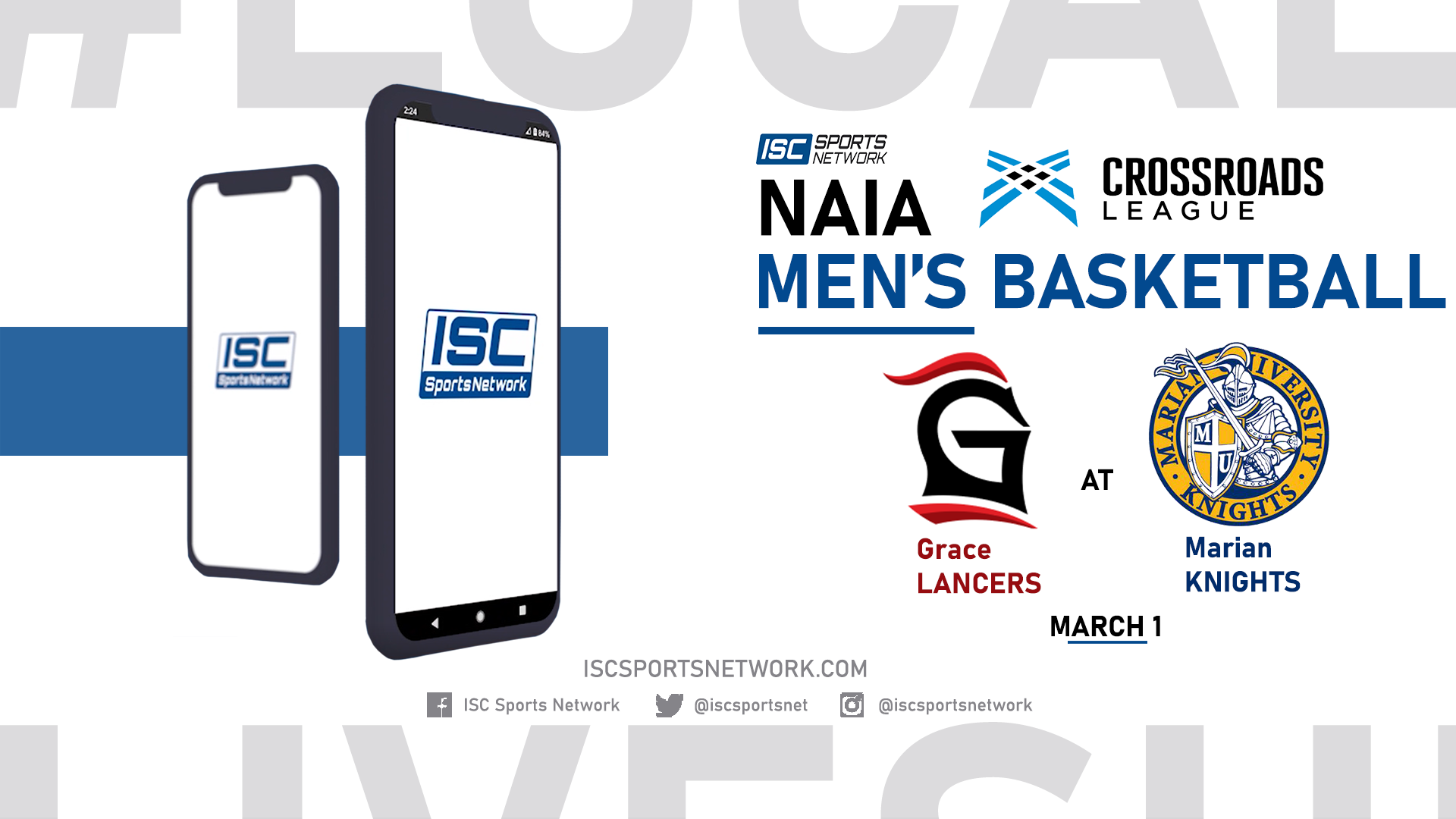 2022 MBB Grace at Marian 3/1