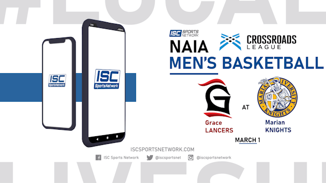 2022 MBB Grace at Marian 3/1