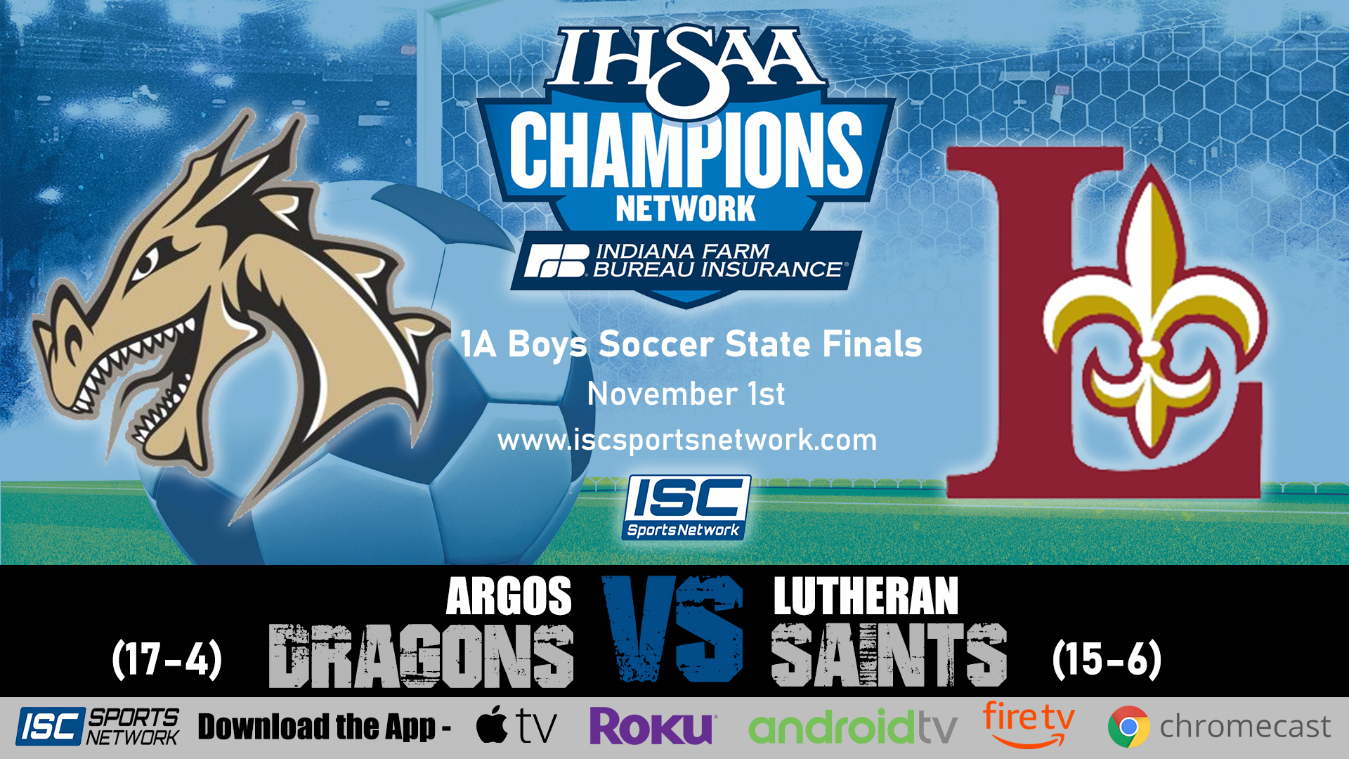 2019 IHSAA BS Argos vs Indianapolis Lutheran 11/1
