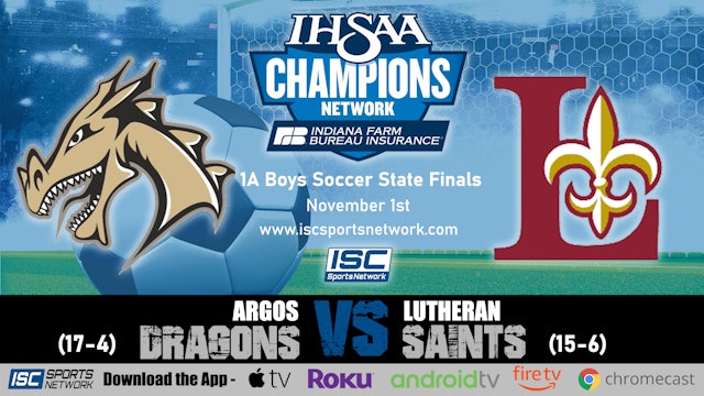 2019 IHSAA BS Argos vs Indianapolis Lutheran 11/1