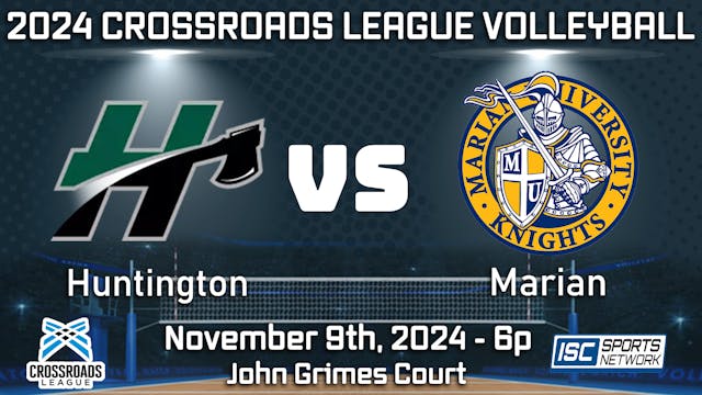 2024 WVB Huntington at Marian - 11/9 ...