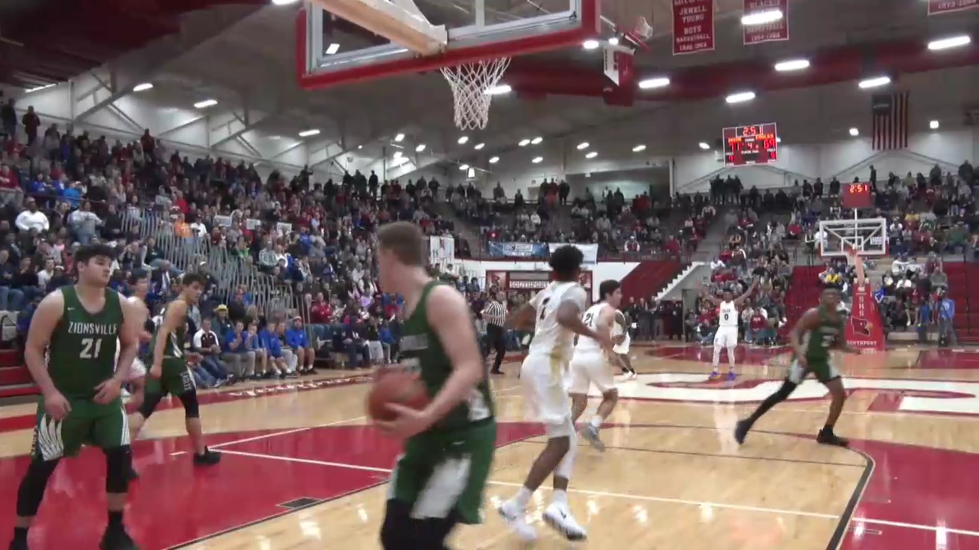 2018 FTC BBB Cathedral vs Zionsville Franklin dunk