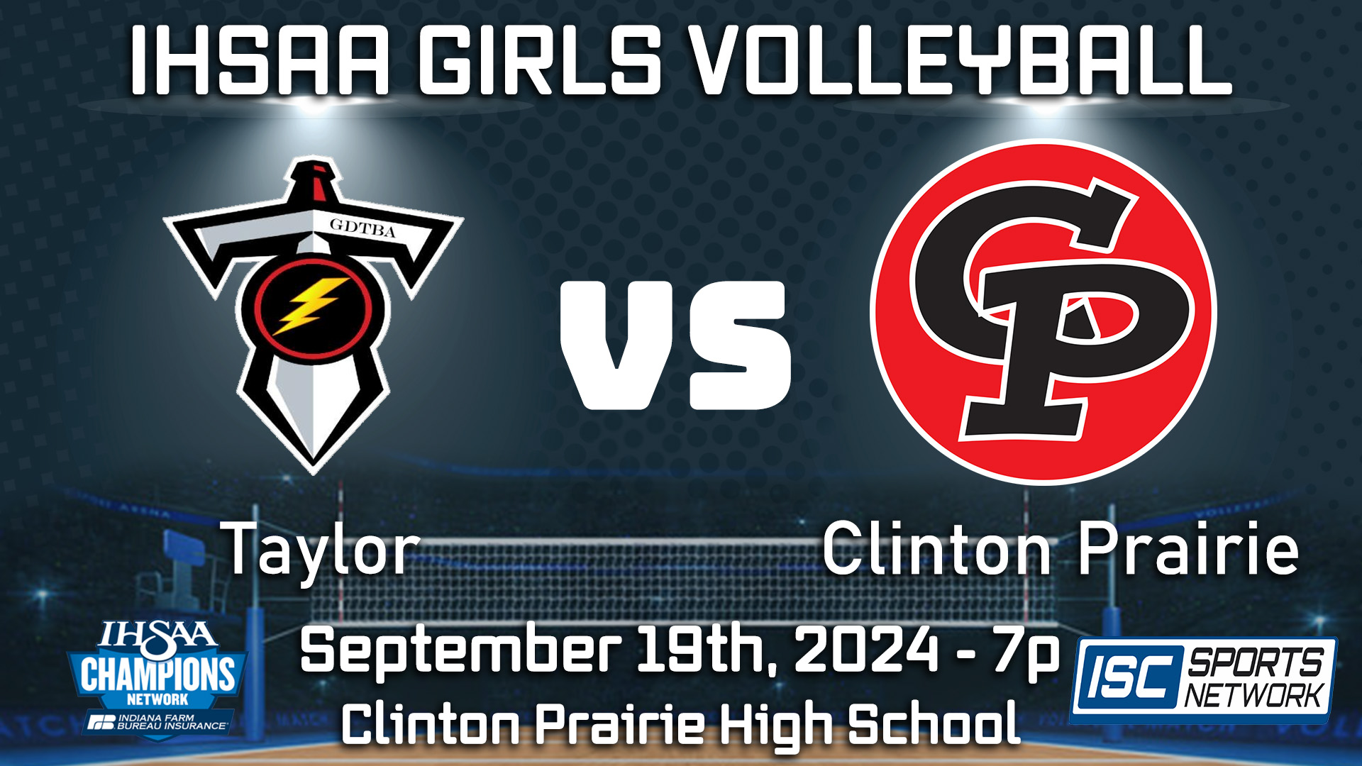 2024 GVB Taylor at Clinton Prairie - 9/19