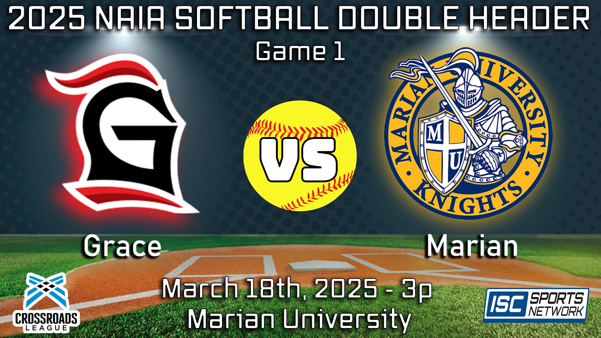 2025 SB Grace at Marian - 03/18 (Game 1)