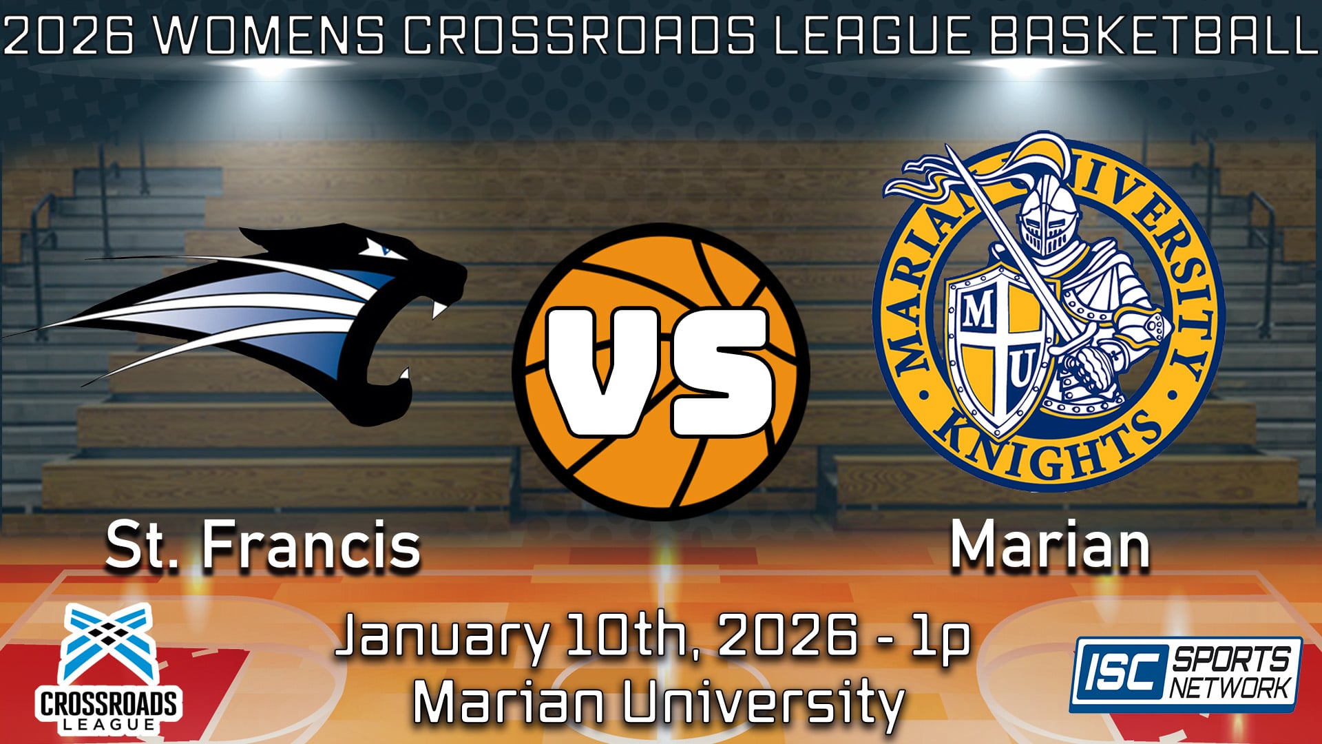 2026 WBB St. Francis at Marian - 01/10