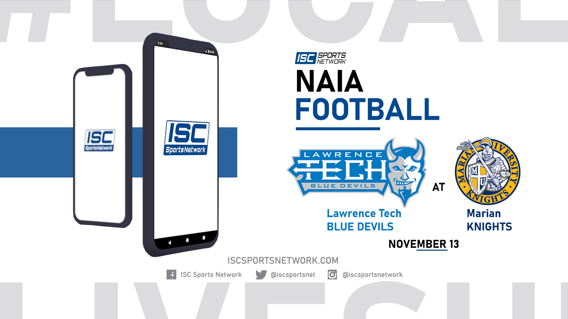 2021 CFB Lawrence Tech at Marian 11/13