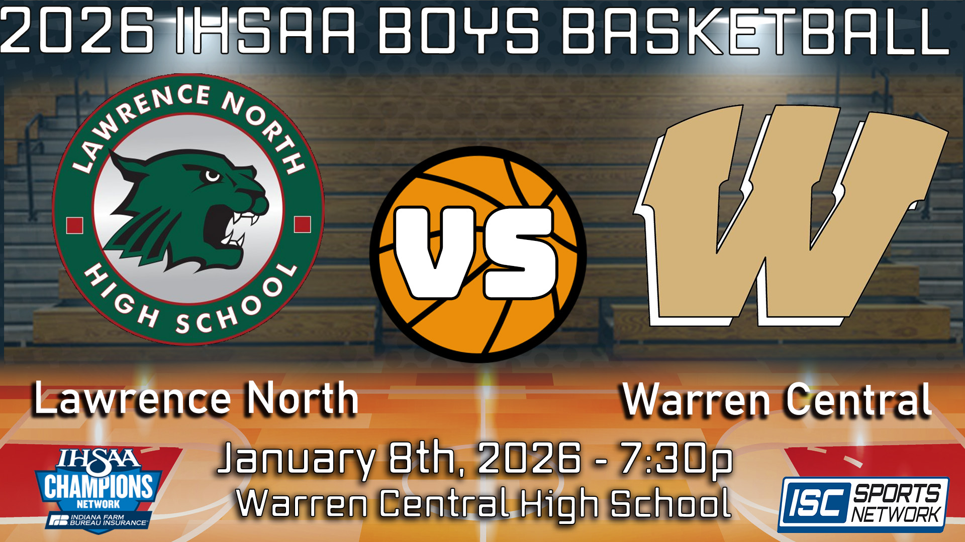 2026 BBB Lawrence North at Warren Central - 01/08