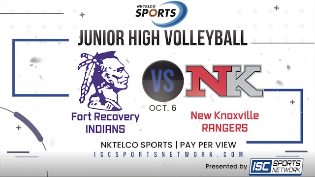 2022 GVB JRH Fort Recovery at New Knoxville 10/6
