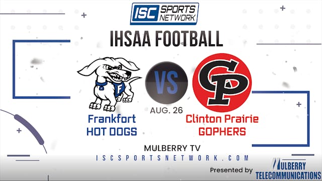 2022 FB Frankfort at Clinton Prairie ...