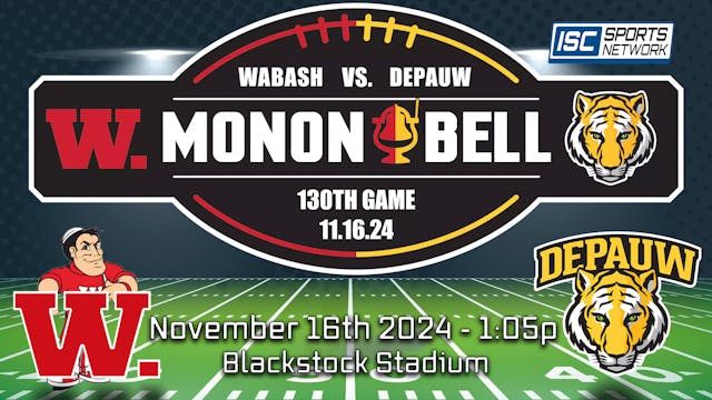 2024 CFB Wabash at DePauw - 11/16