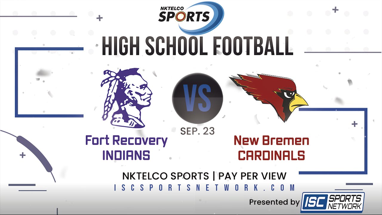 2022 FB Fort Recovery at New Bremen 9/23