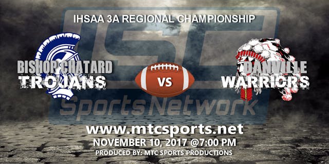 2017 IHSAA FB Bishop Chatard at Danville