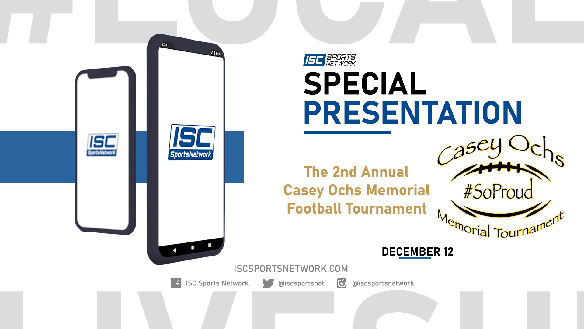 2021 FB Casey Ochs Memorial Football Tournament - Game 2 12/12