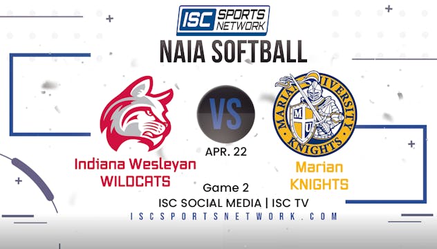 2023 SB Indiana Wesleyan at Marian - ...