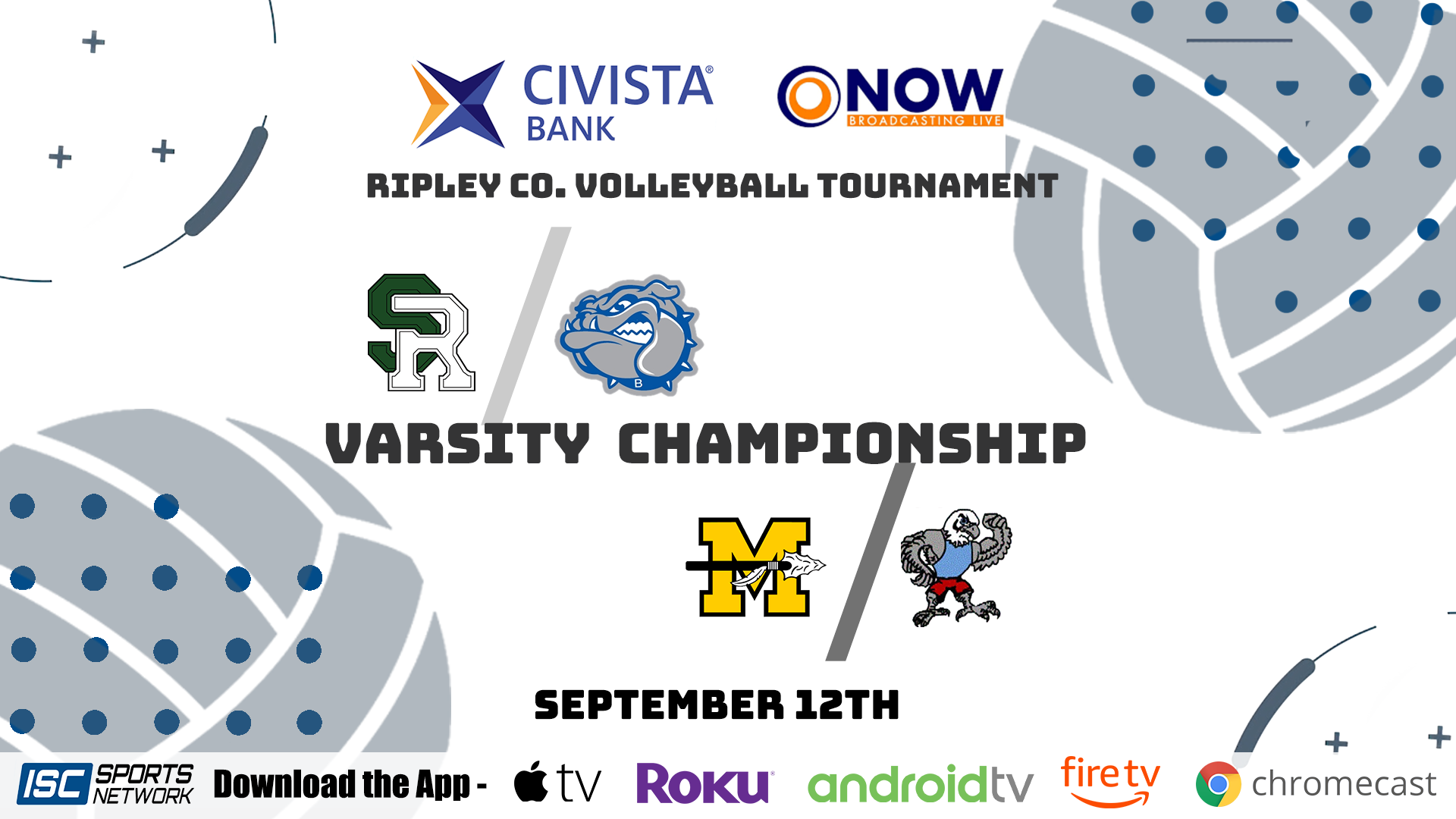 2020 GVB Varsity Championship: Milan vs. Batesville 9/12