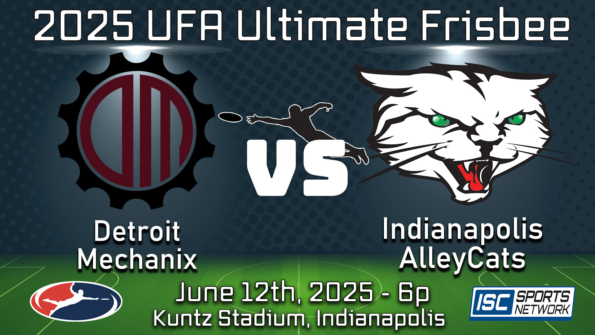 2025 UFA Detroit Mechanix at Indy AlleyCats 7/12