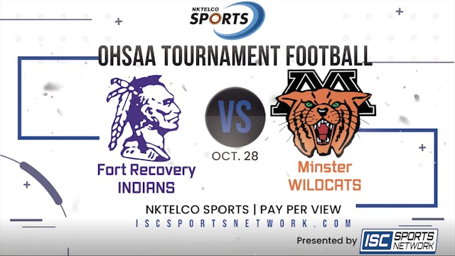 2022 OHSAA FB Fort Recovery at Minste...