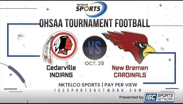 2022 OHSAA FB Cedarville at New Breme...