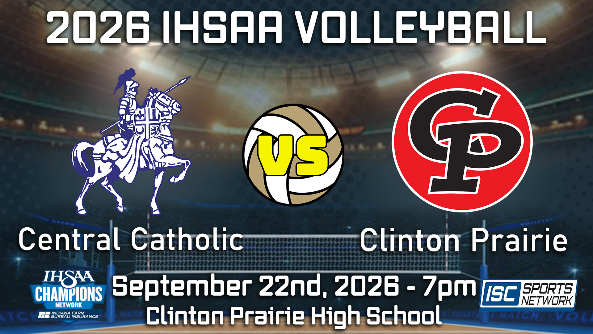 2026 VB Central Catholic at Clinton Prairie - 09/22