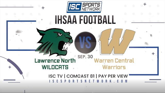 2022 FB Lawrence North at Warren Cent...