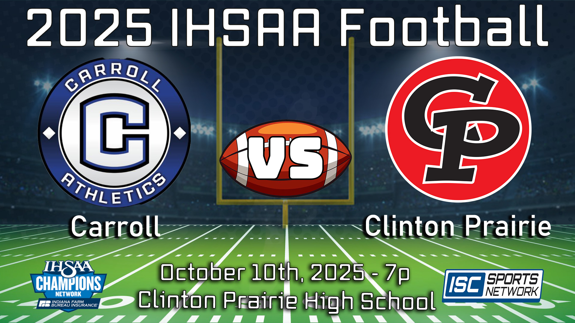 2025 FB Carroll at Clinton Prairie - 10/10