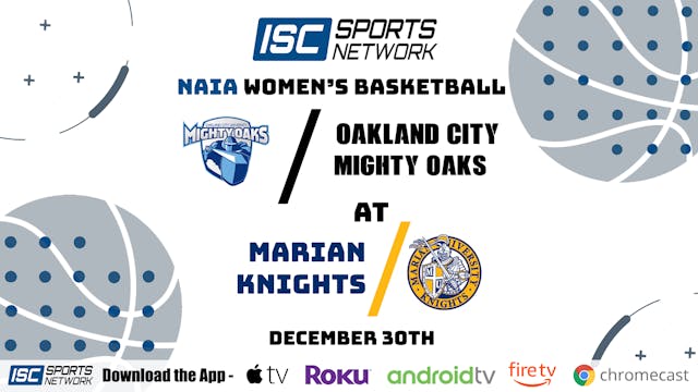 2020 WBB Oakland City at Marian