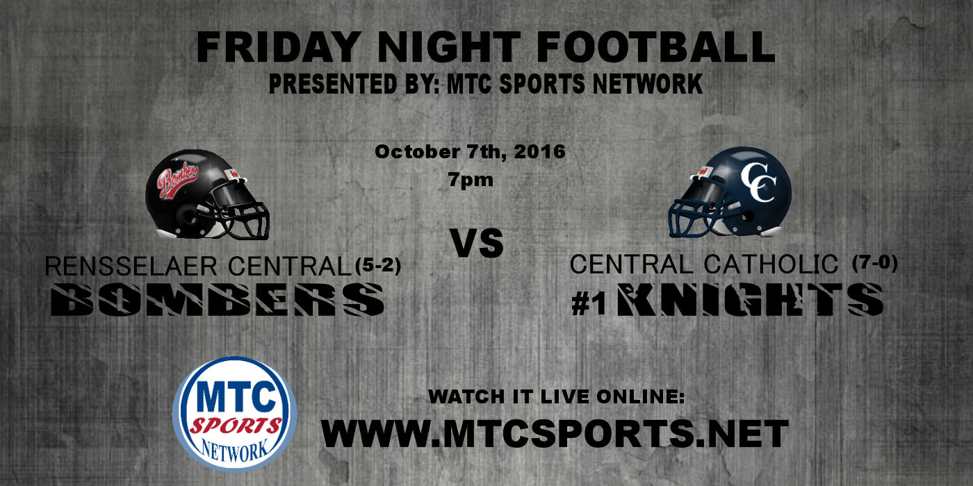 2016 FB Rensselaer Central at Central Catholic